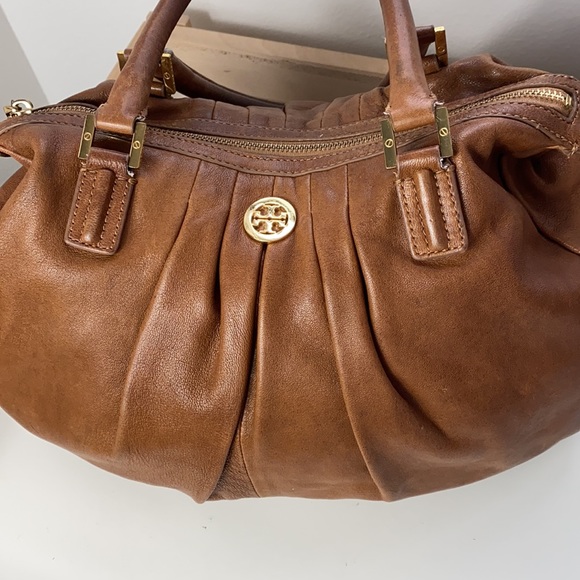 Tory burch brown handbag Tory Burch 'Verona' Satchel Handbag - Picture 3 of 16